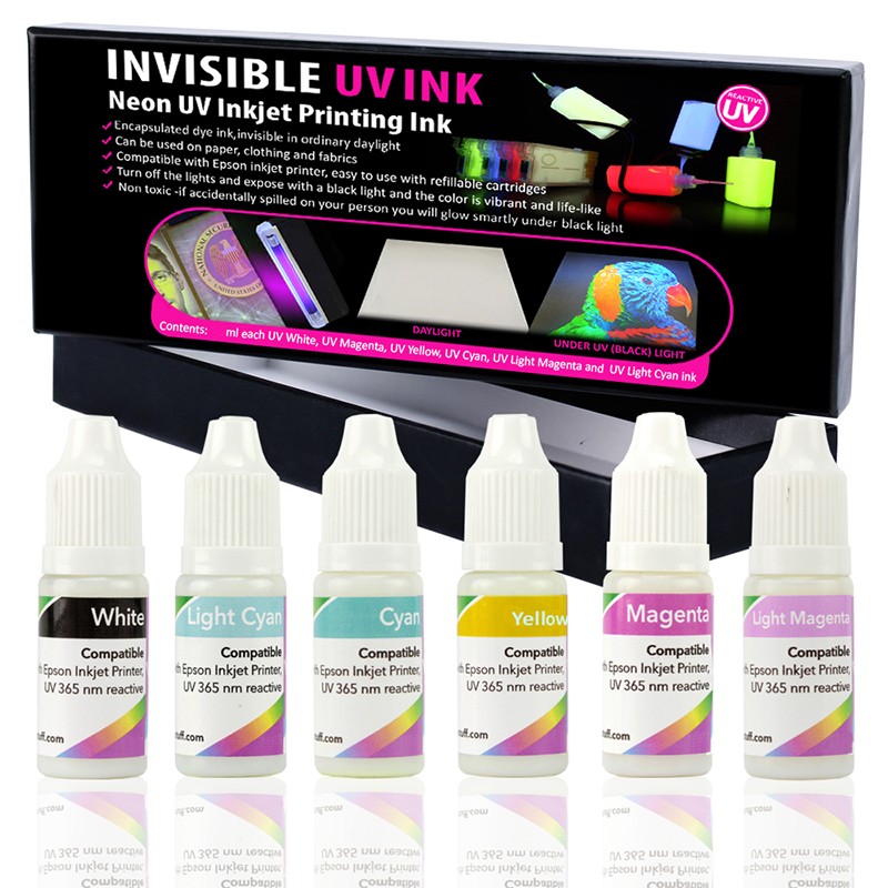 Set 6 culori cerneala invizibila pentru imprimante Epson 30 ml/culoare - imagine 9